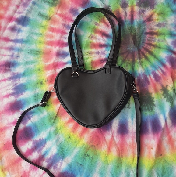 Sold. Dolls Kill clear heart purse - Picture 7 of 7